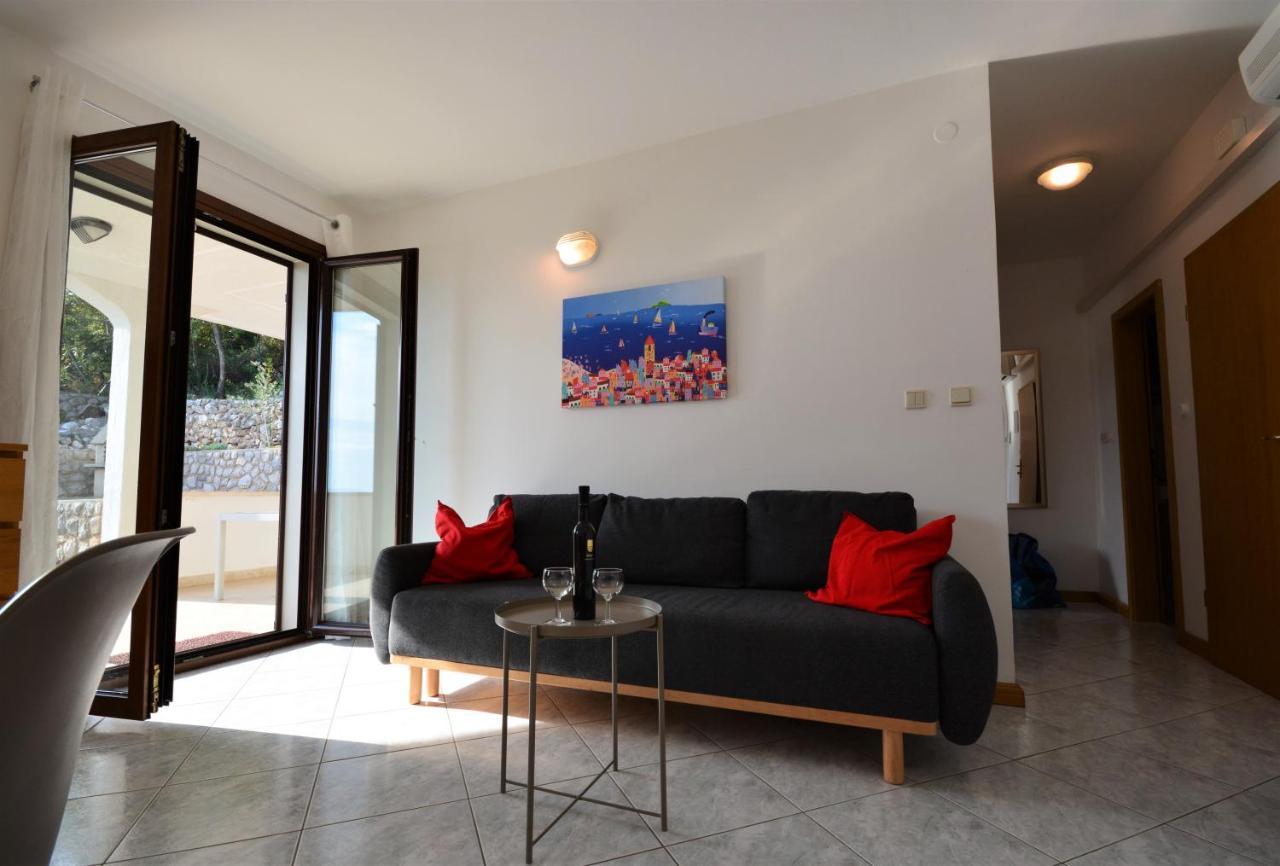 Apartments Near The Beach, With Terraces And Seaview At House B. Moscenicka Draga Luaran gambar